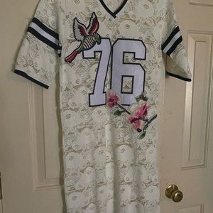 Hybrid Outfitters Hand Made Lace Sports Style Dress Size M